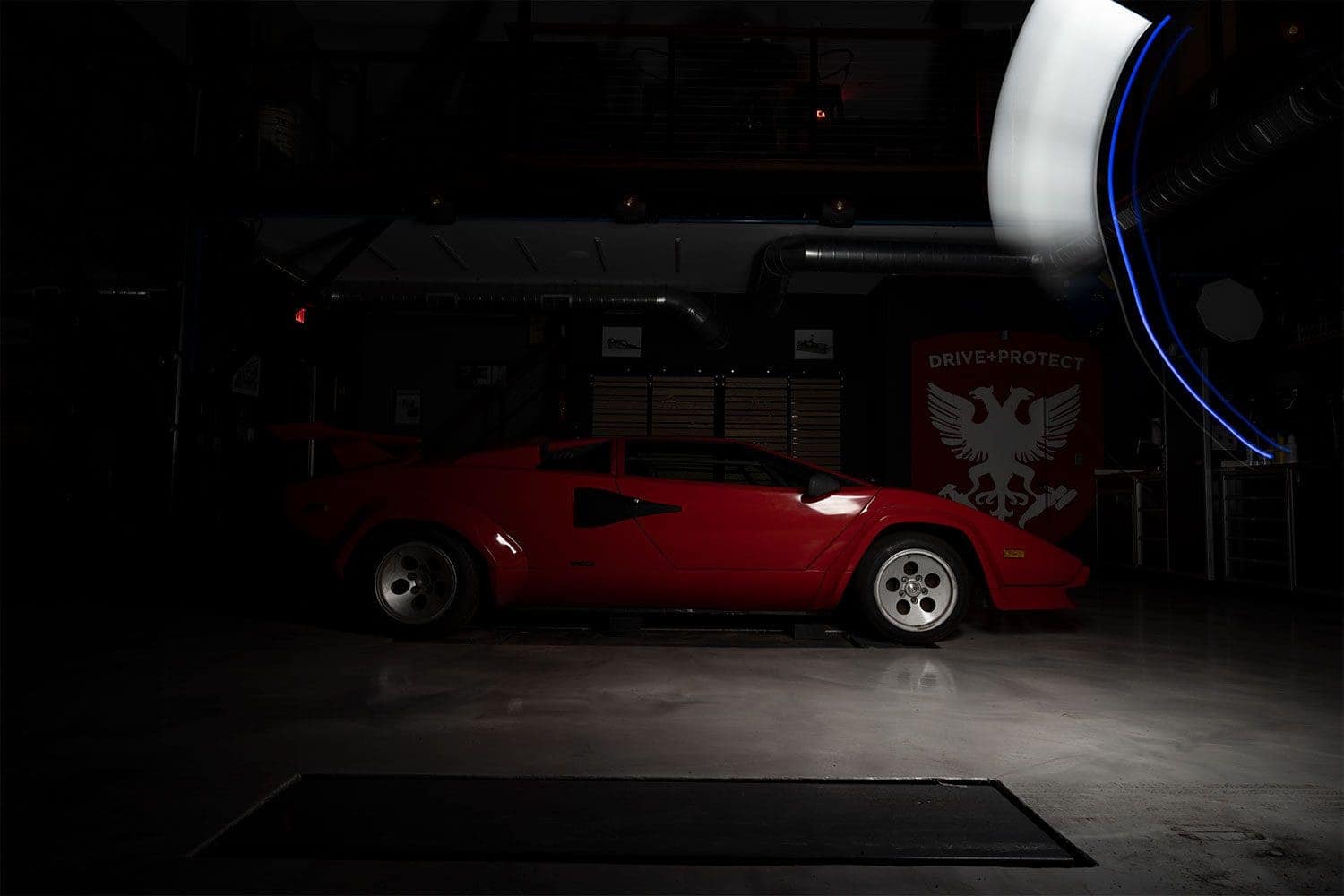 Light painting a car