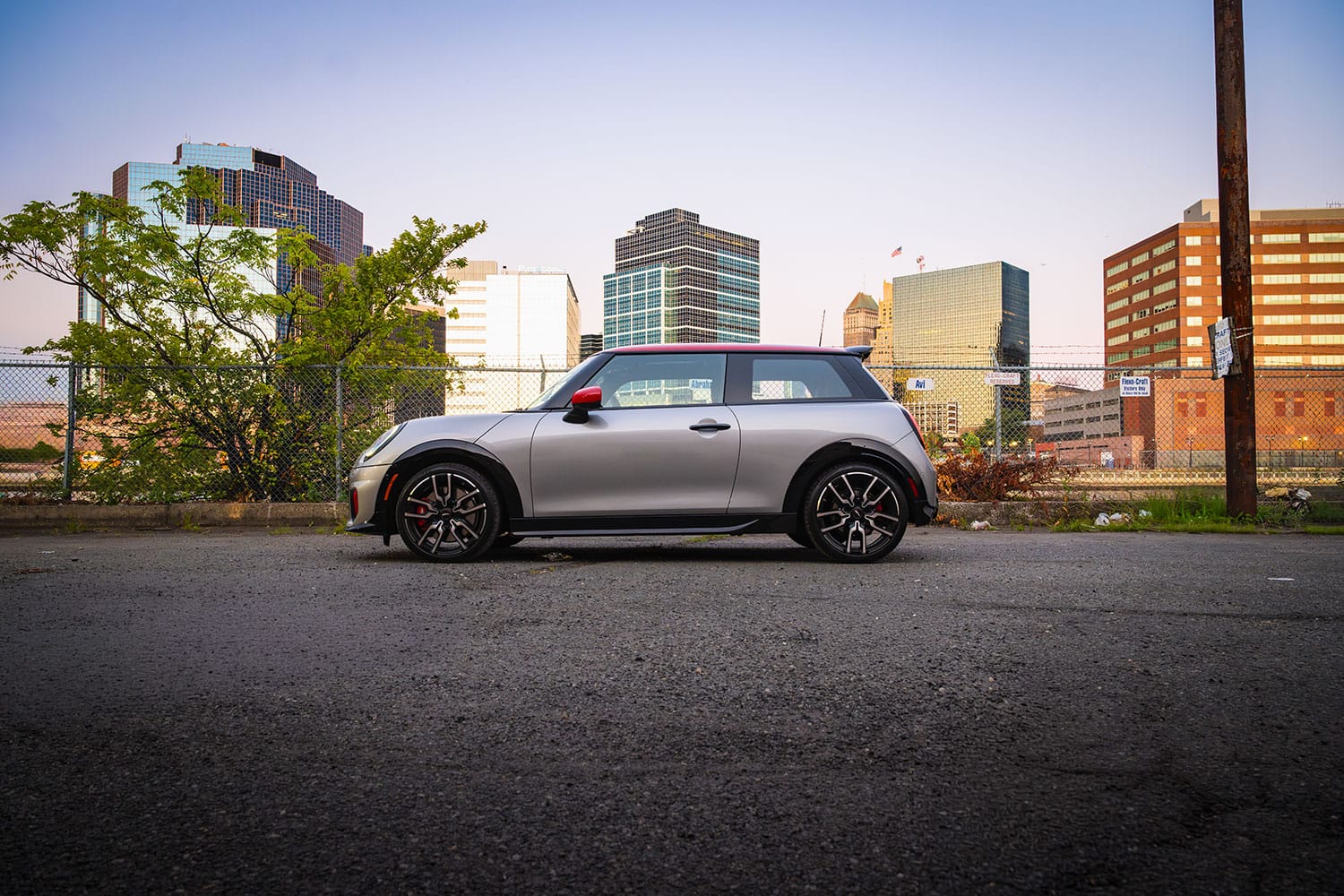 mini-john-cooper-works-coupe side profile