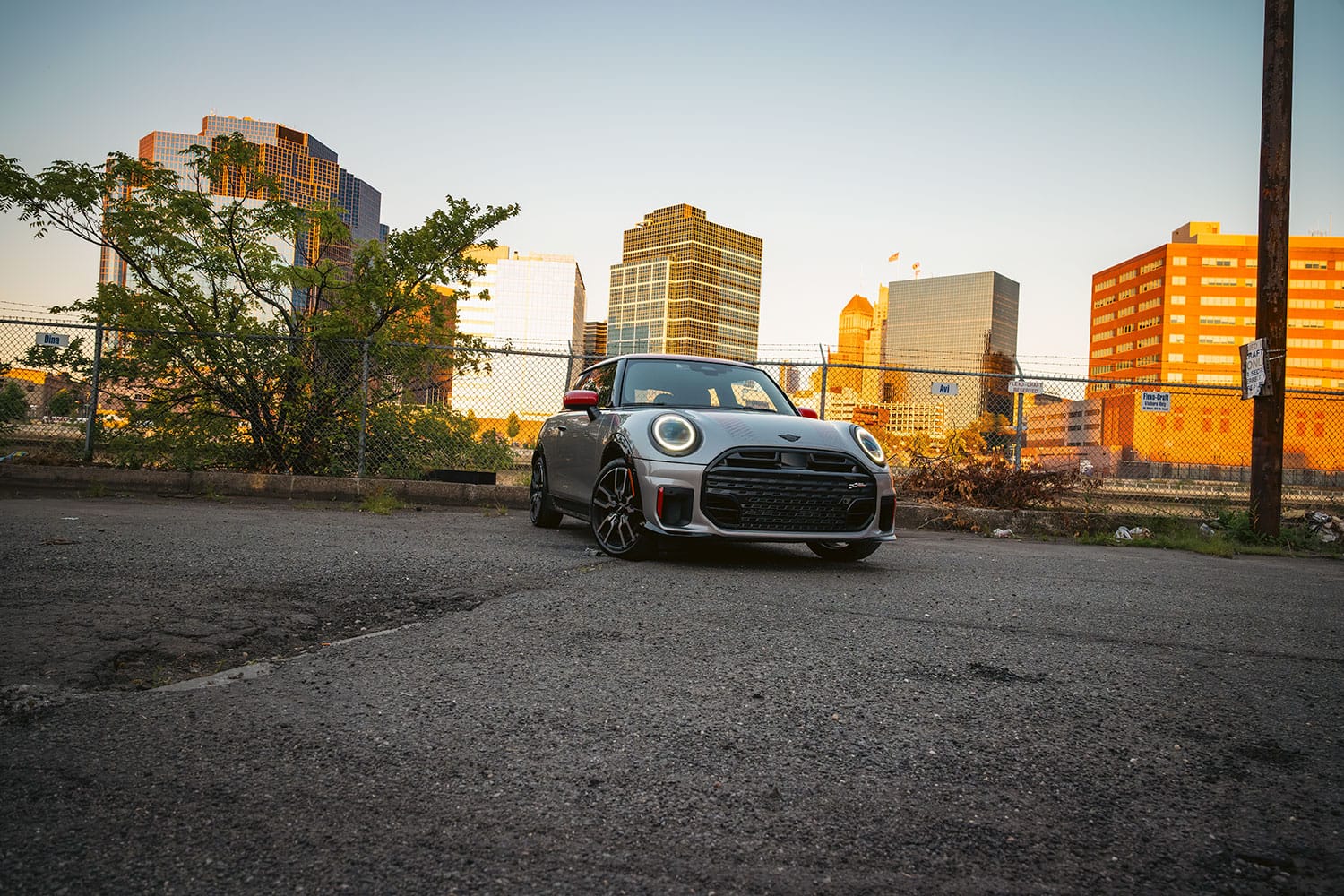 mini-john-cooper-works-coupe front three quarter