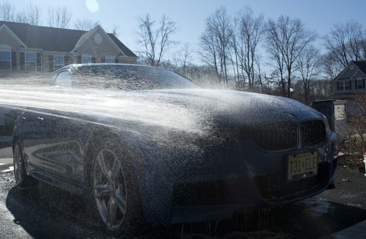 BMW 328i wash