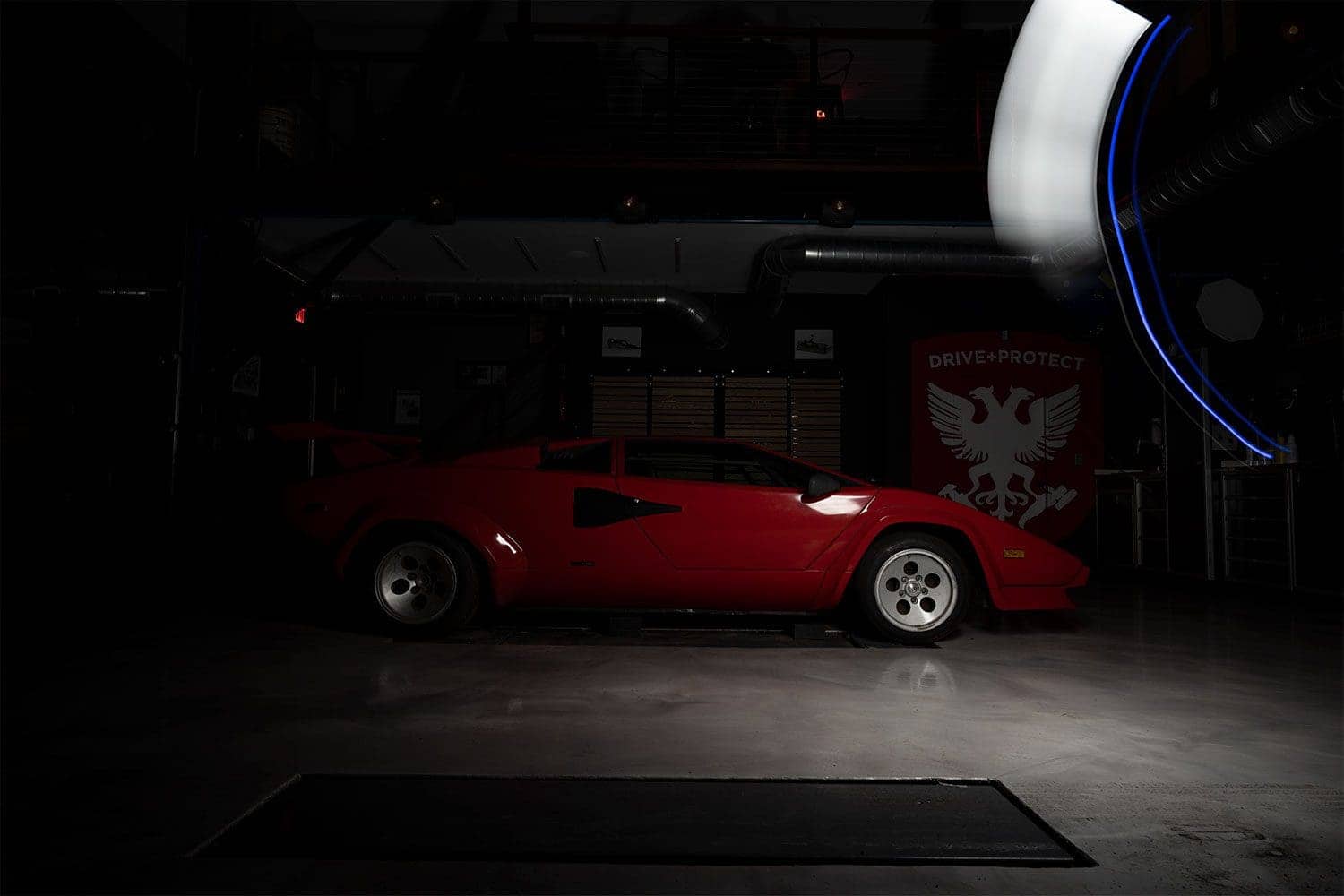 Light painting a car