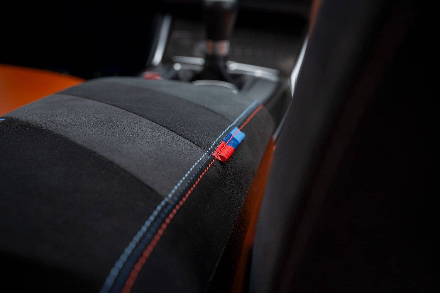 BMW alcantara armrest
