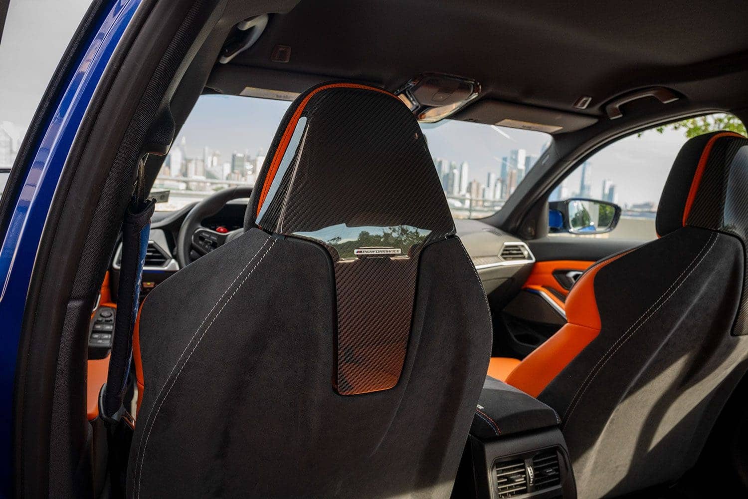 BMW alcantara armrest