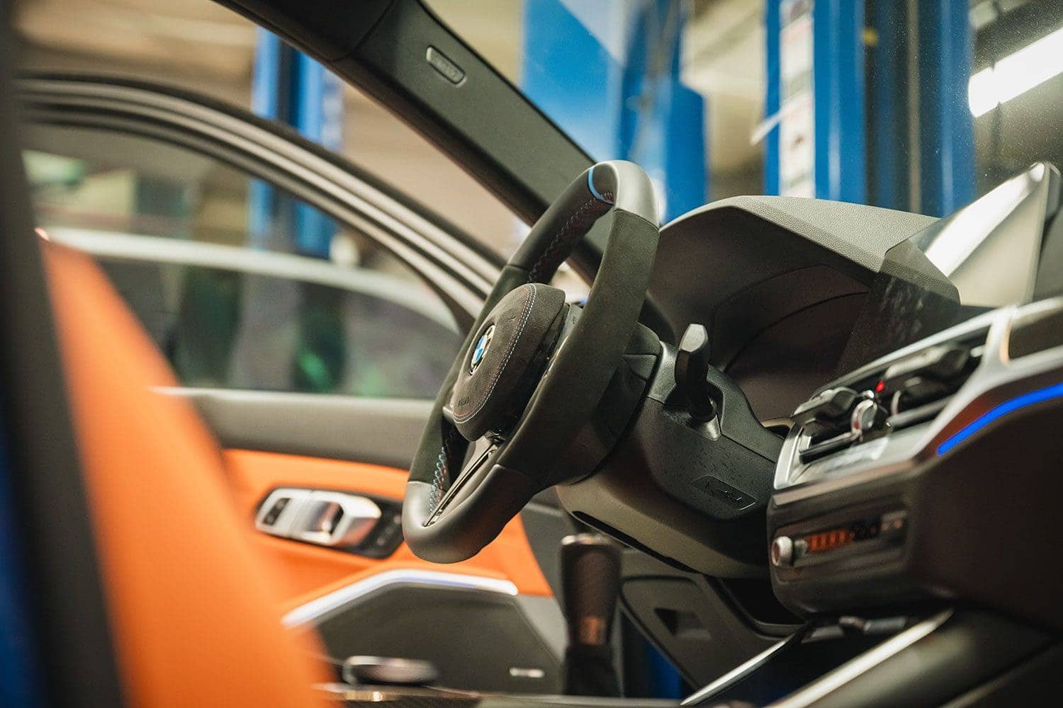 BMW M3 steering wheel install