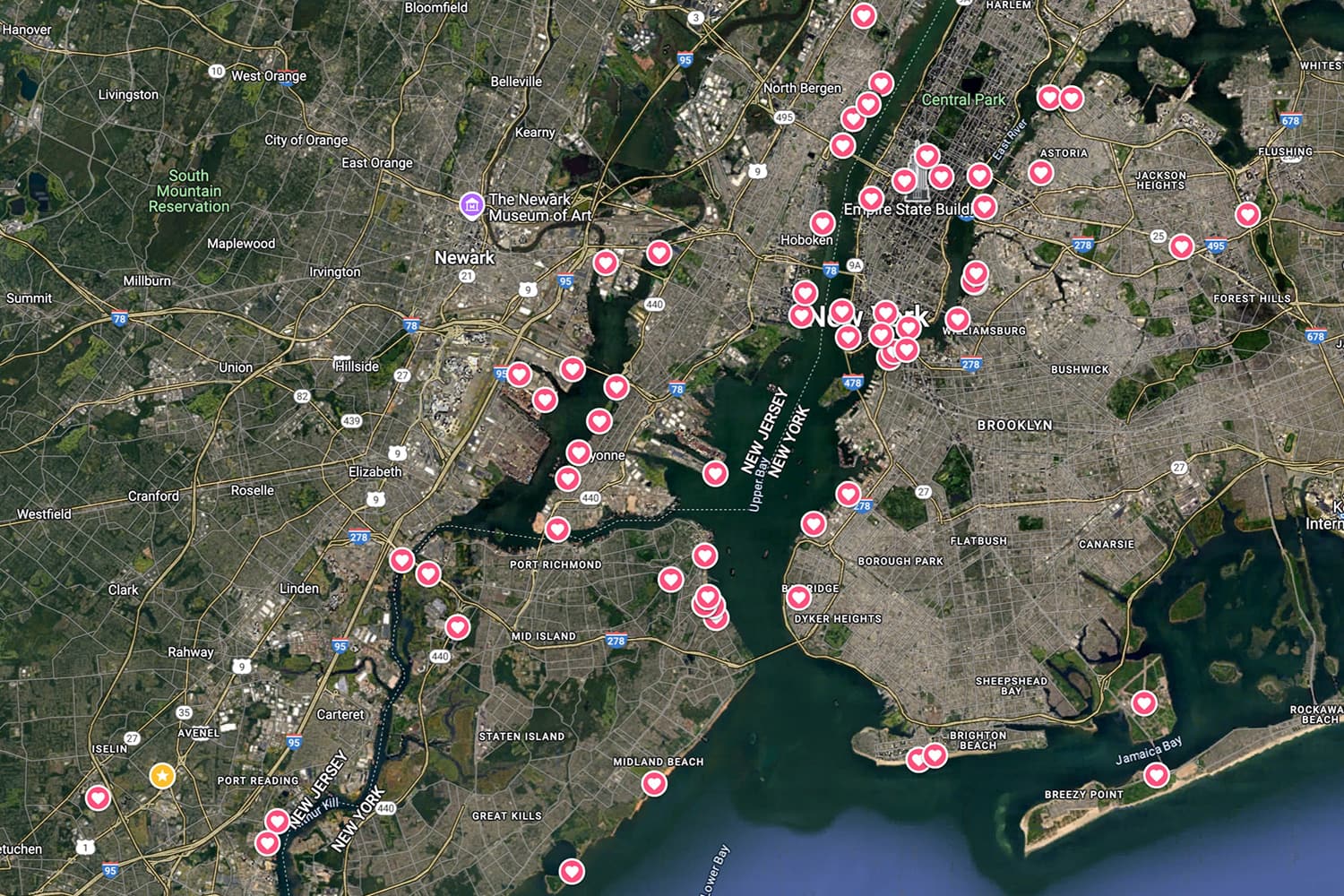 locations