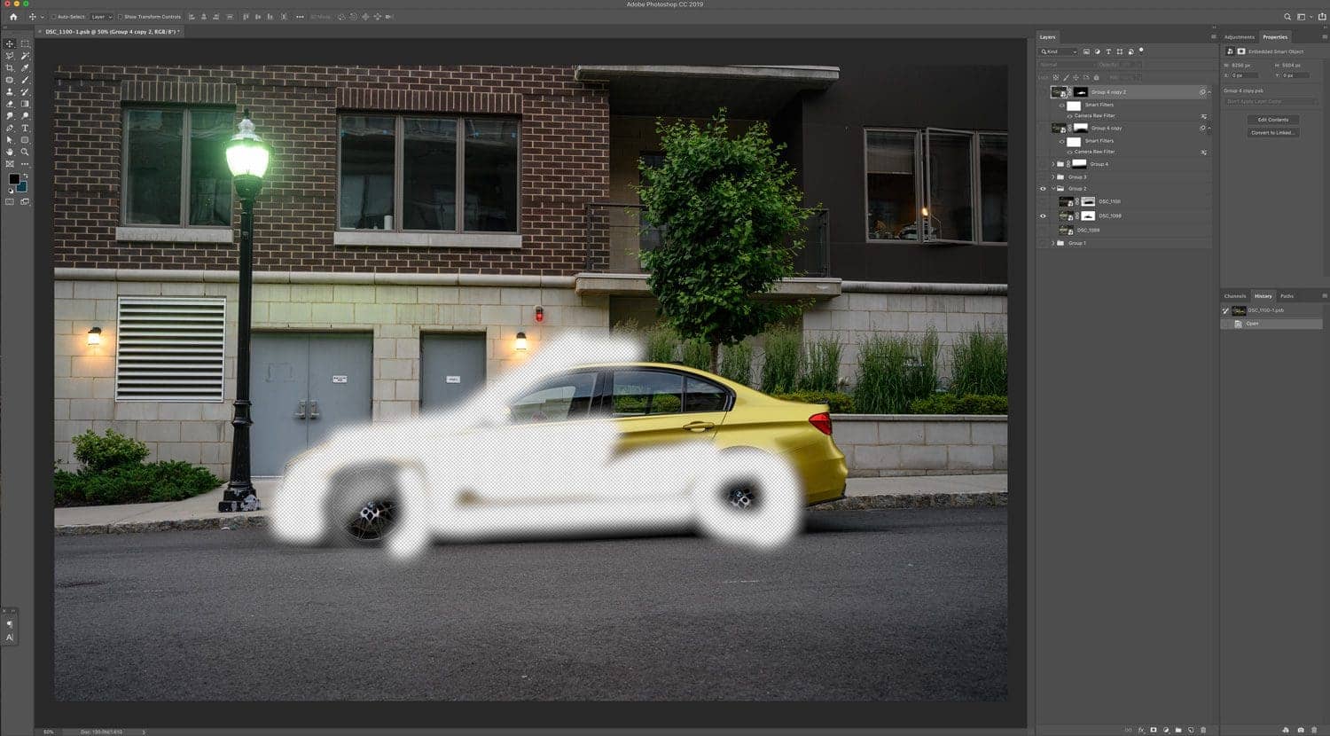 BMW M3 Photoshop Mask