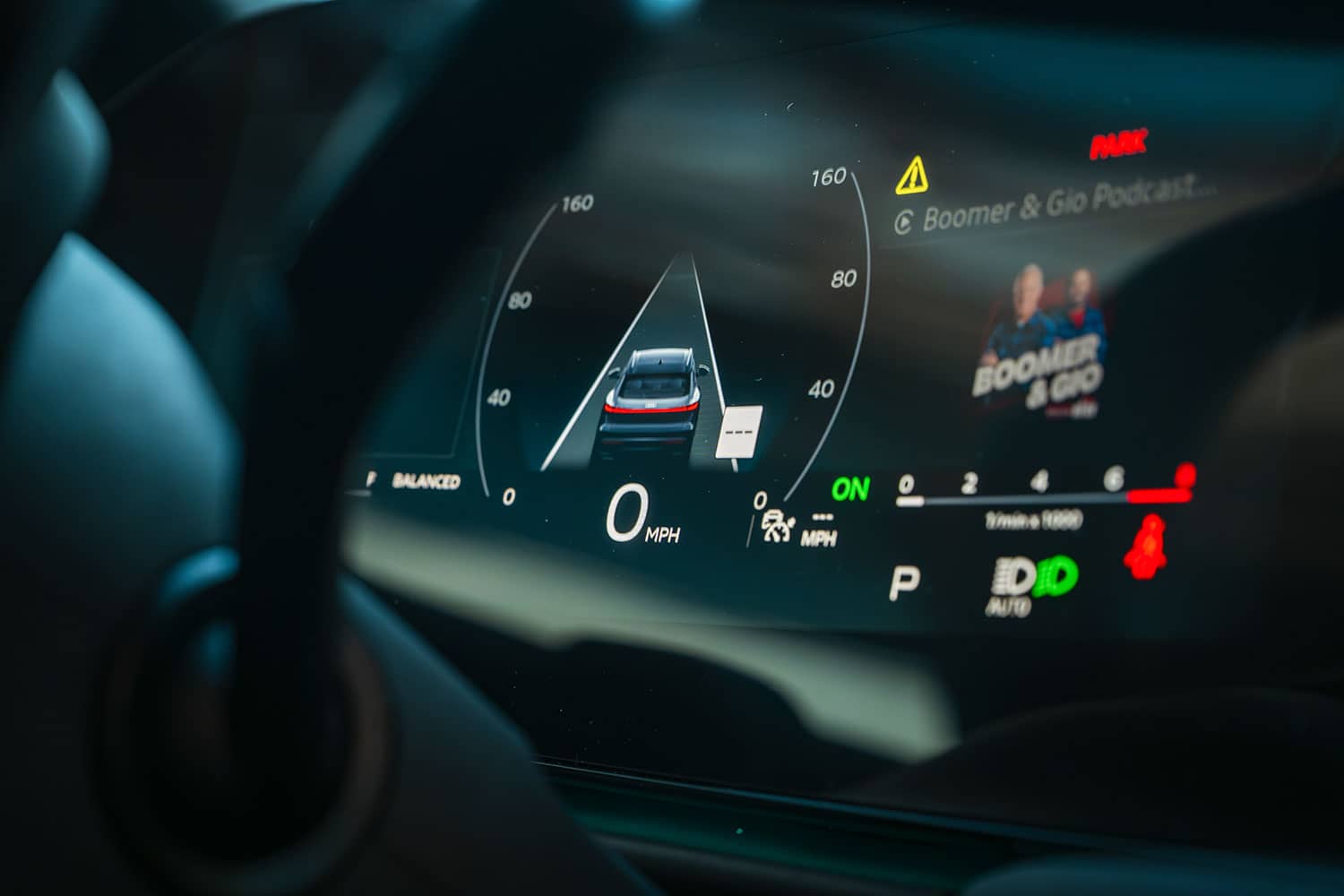 Audi SQ5 dash board