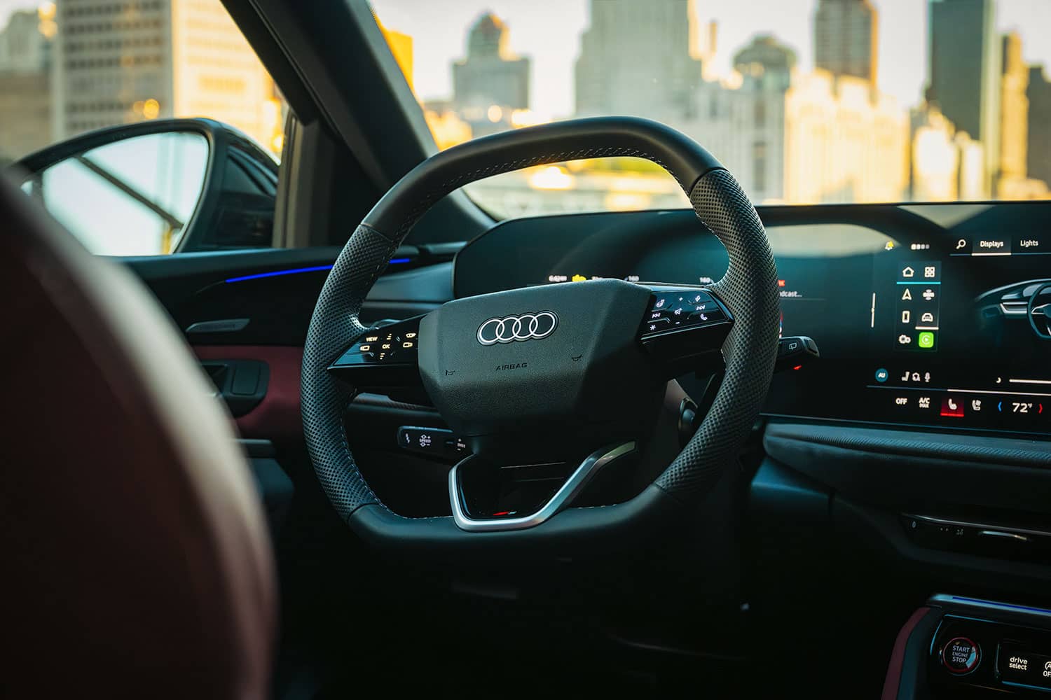 SQ5 steering wheel