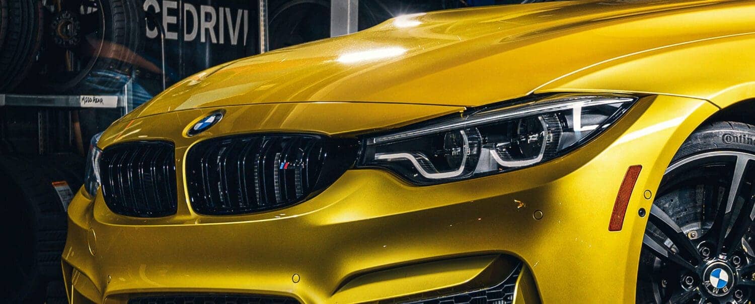 BMW M4 headlights