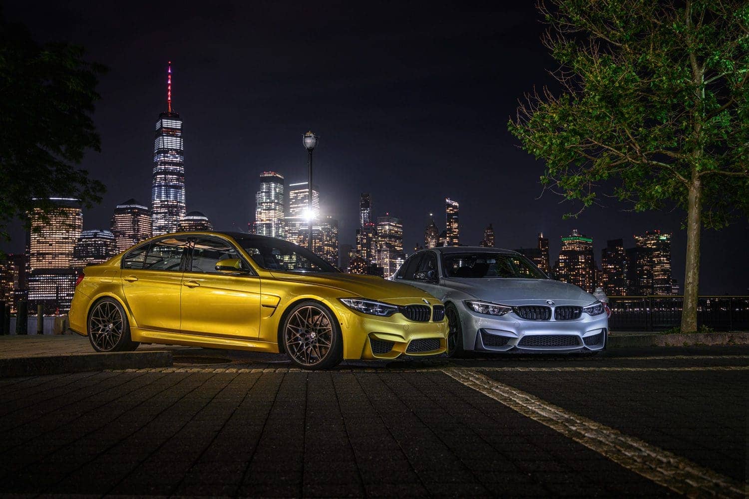 BMW M3 lamp post edit