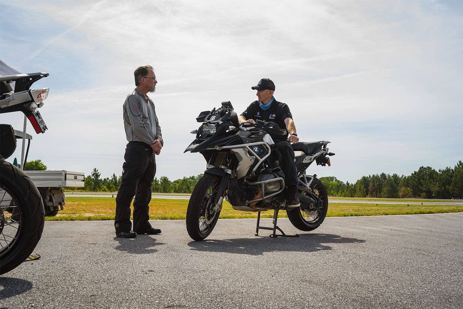 BMW bike lesson