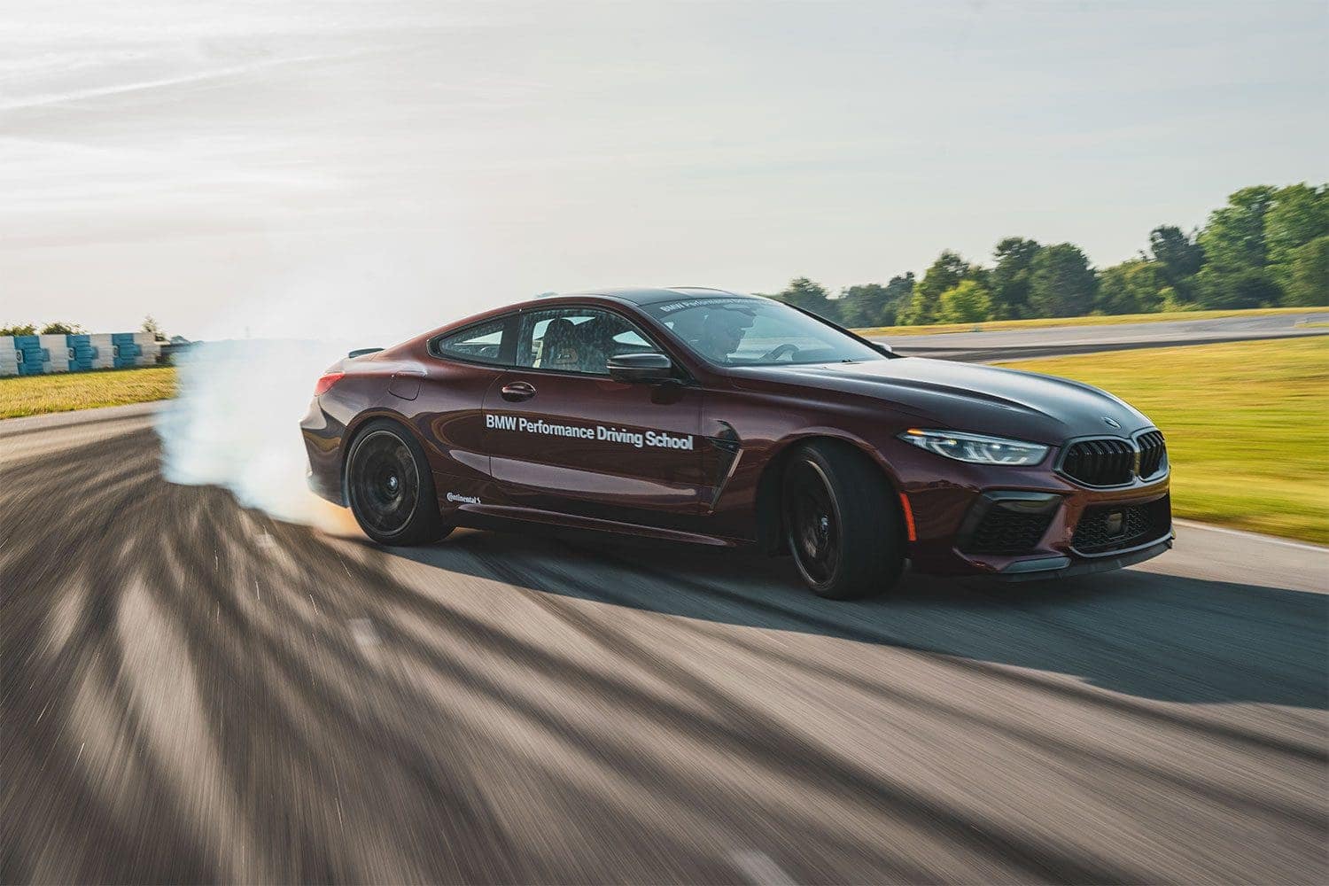 BMW M8 drifting