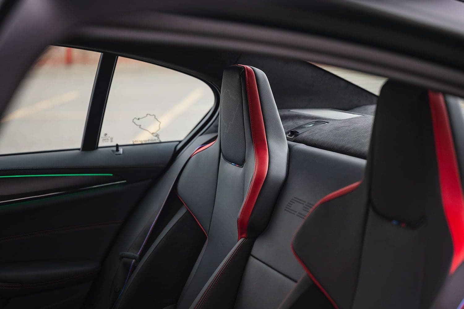 BMW M5 CS rear seats
