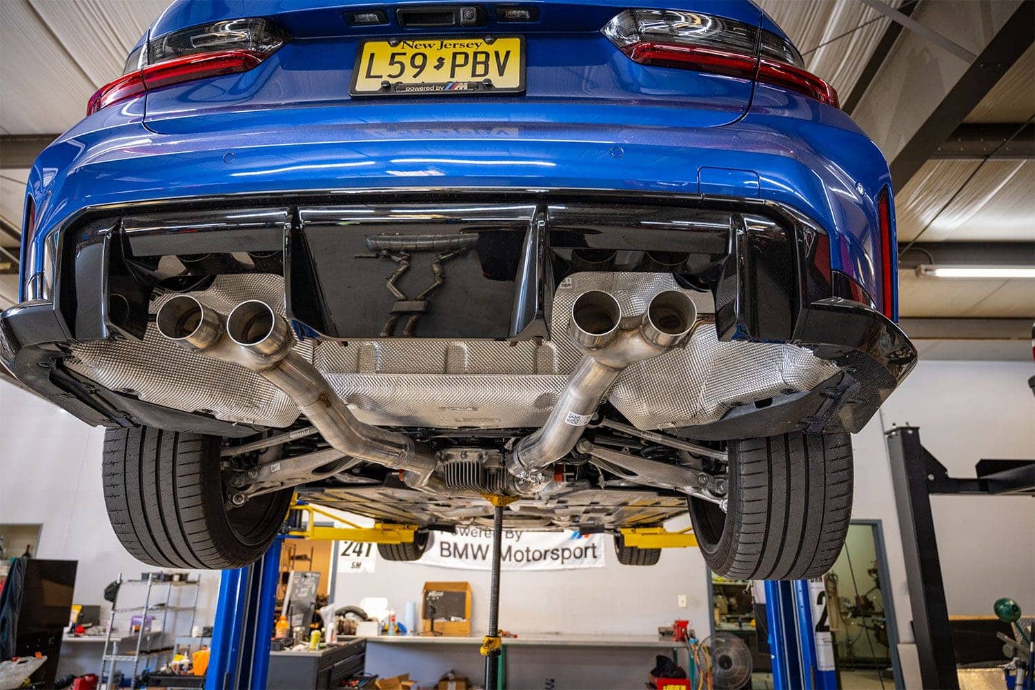 G80 AWE exhaust