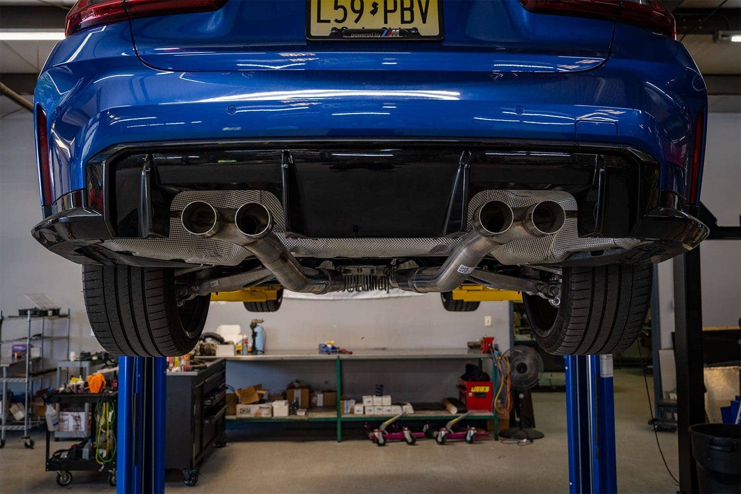 G80 AWE exhaust