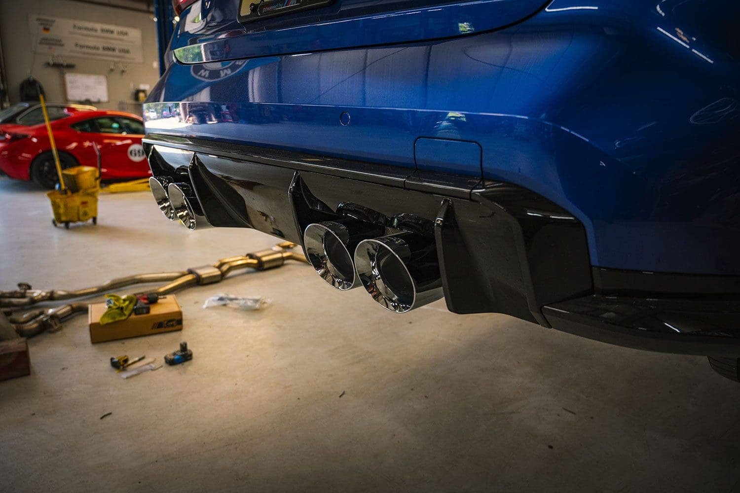 G80 AWE exhaust