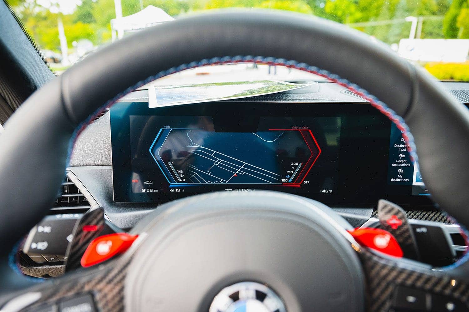 2023 M3 digital dash