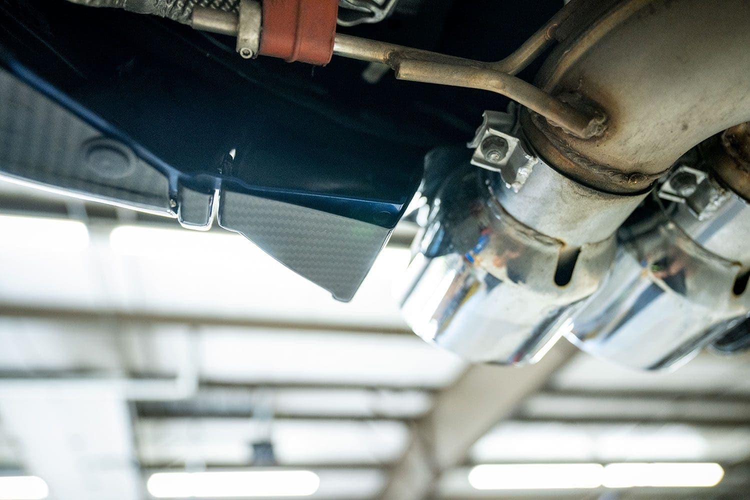 M3 carbon fiber rear diffuser