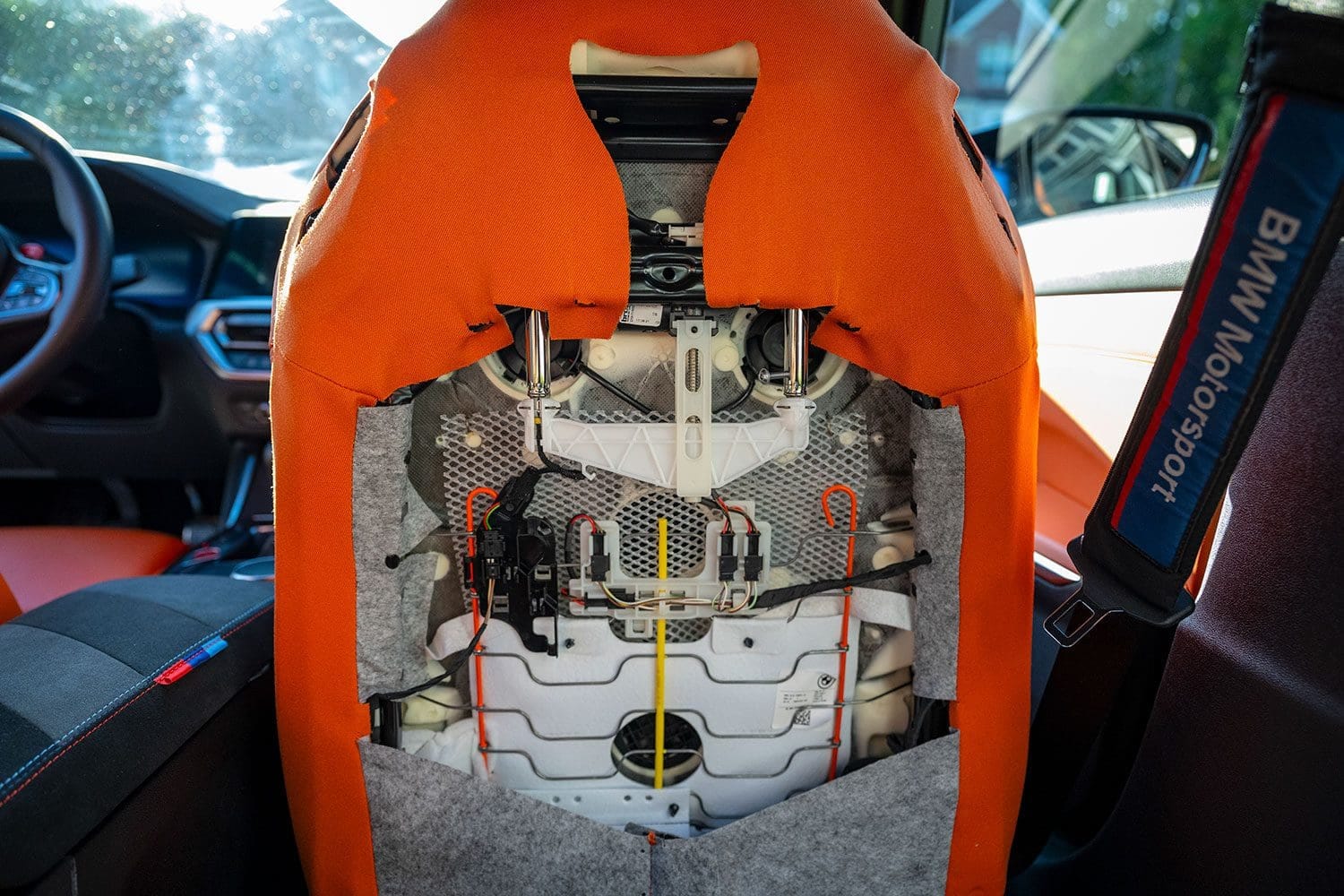 M Performance seat backs