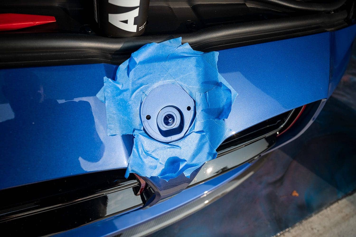 BMW badge installation