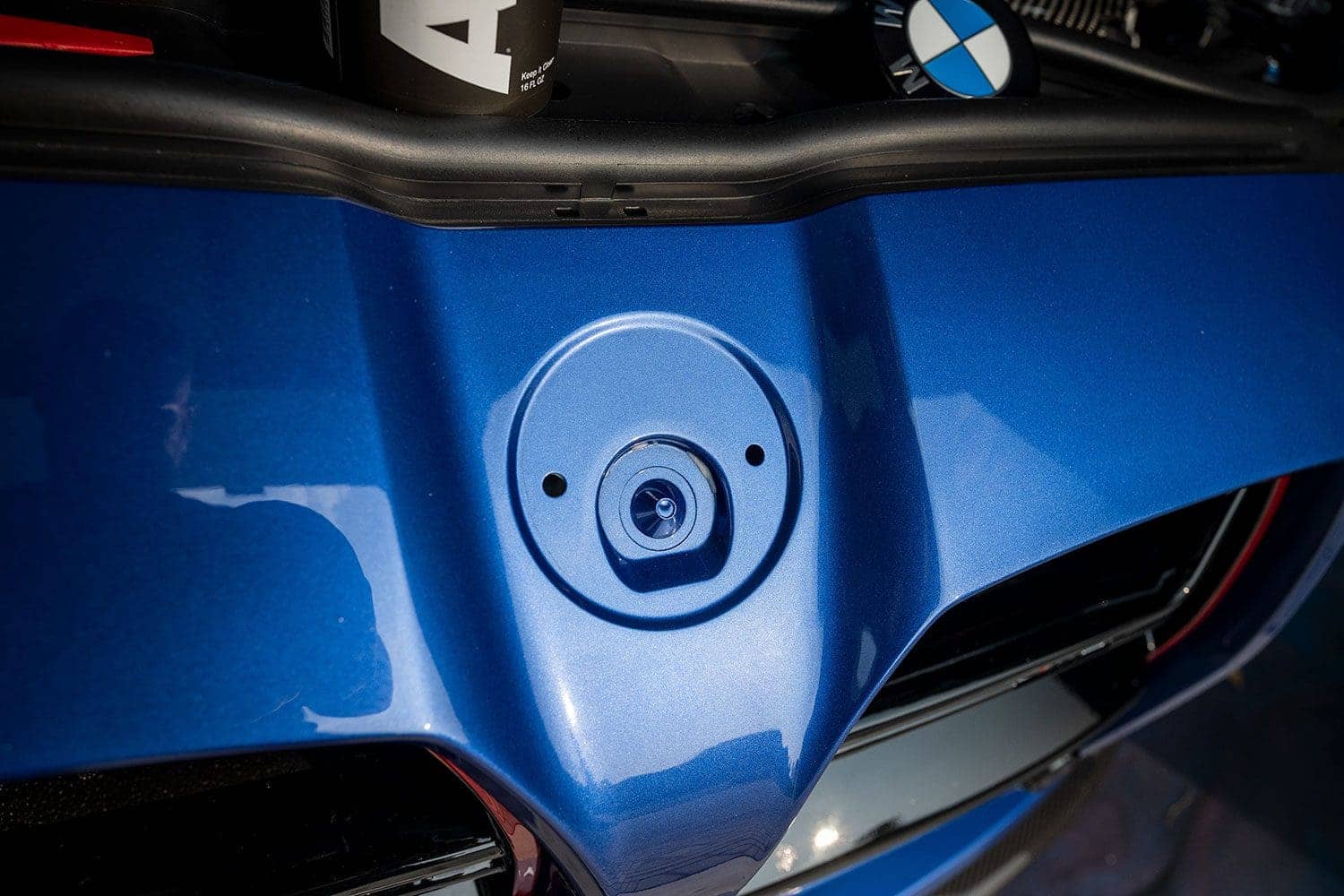 BMW badge installation