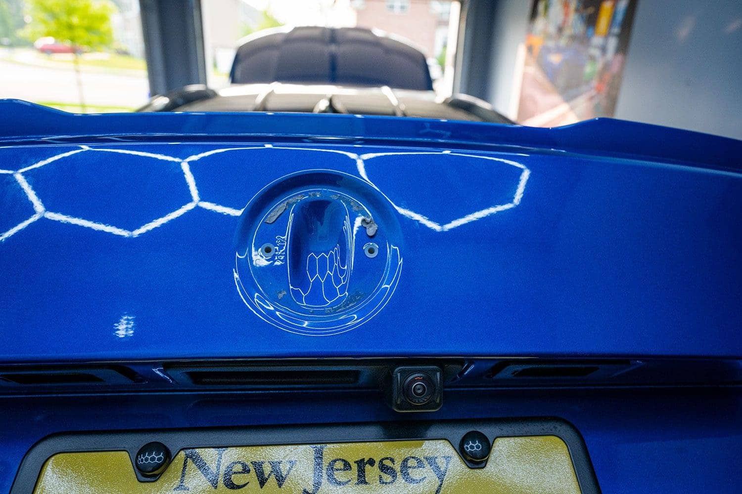 BMW badge installation
