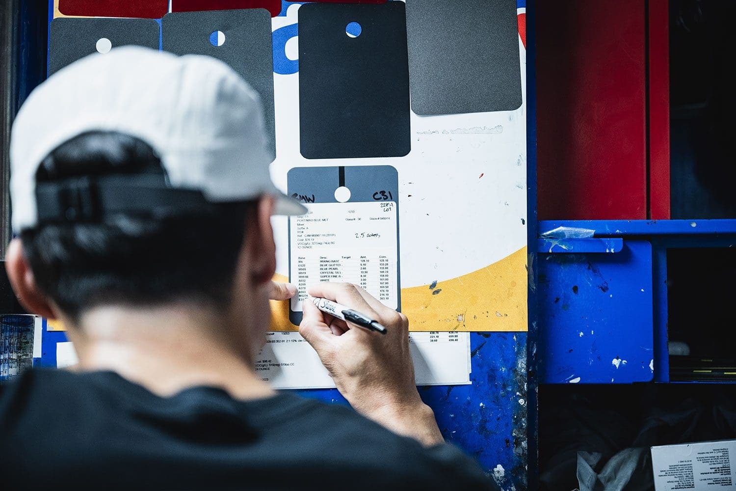 Paint card