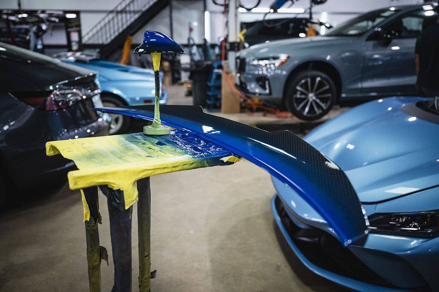 Portimao Blue spoiler