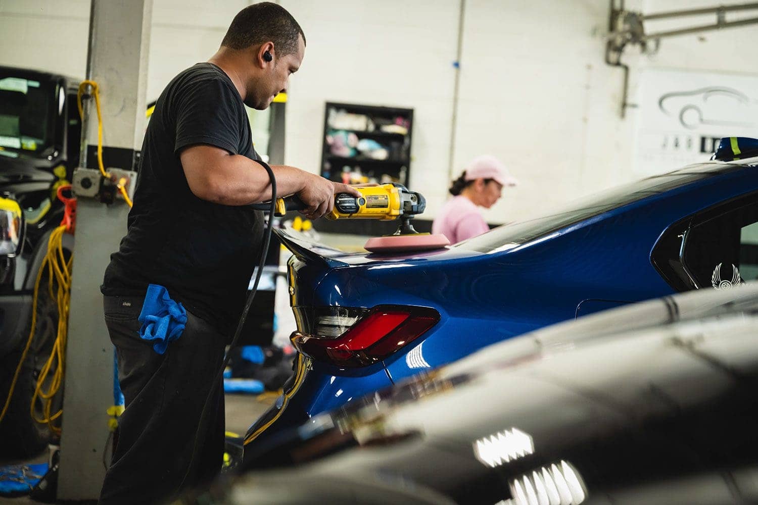 BMW M3 polishing