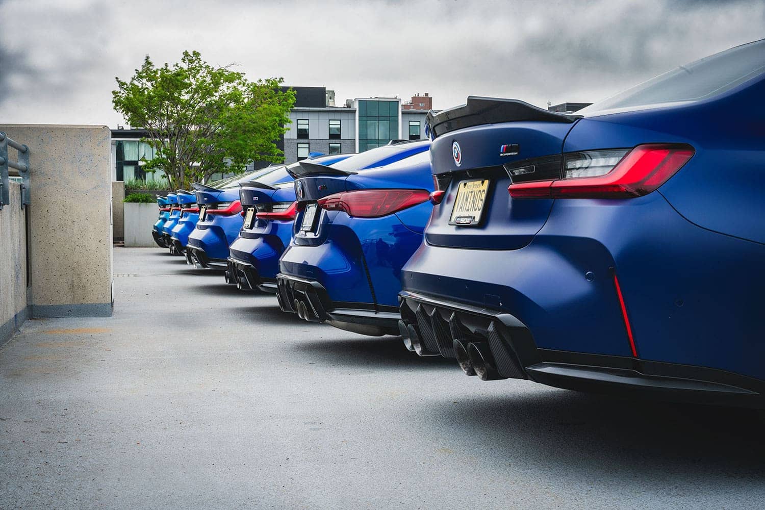 Blue G8X M cars