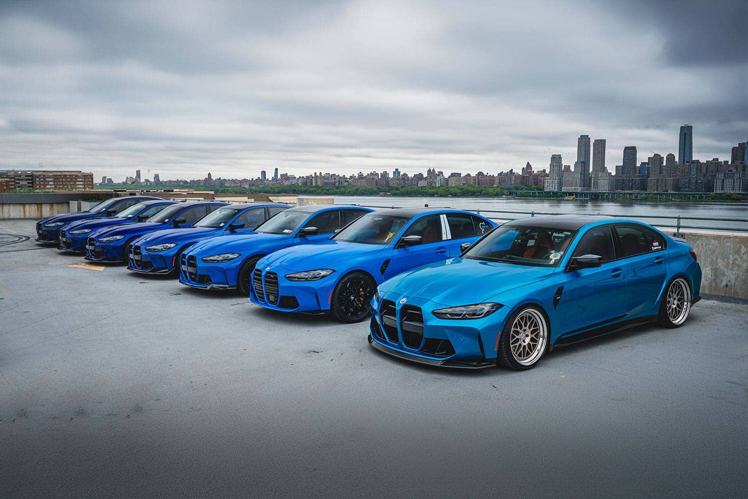 Blue G8X M cars