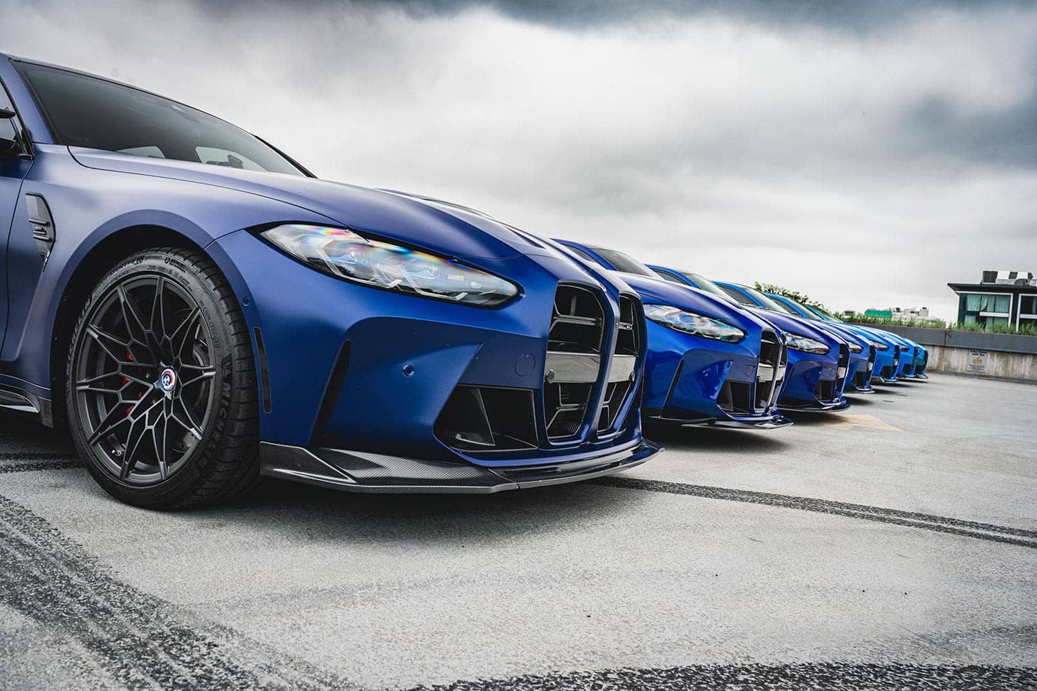 Blue G8X M cars