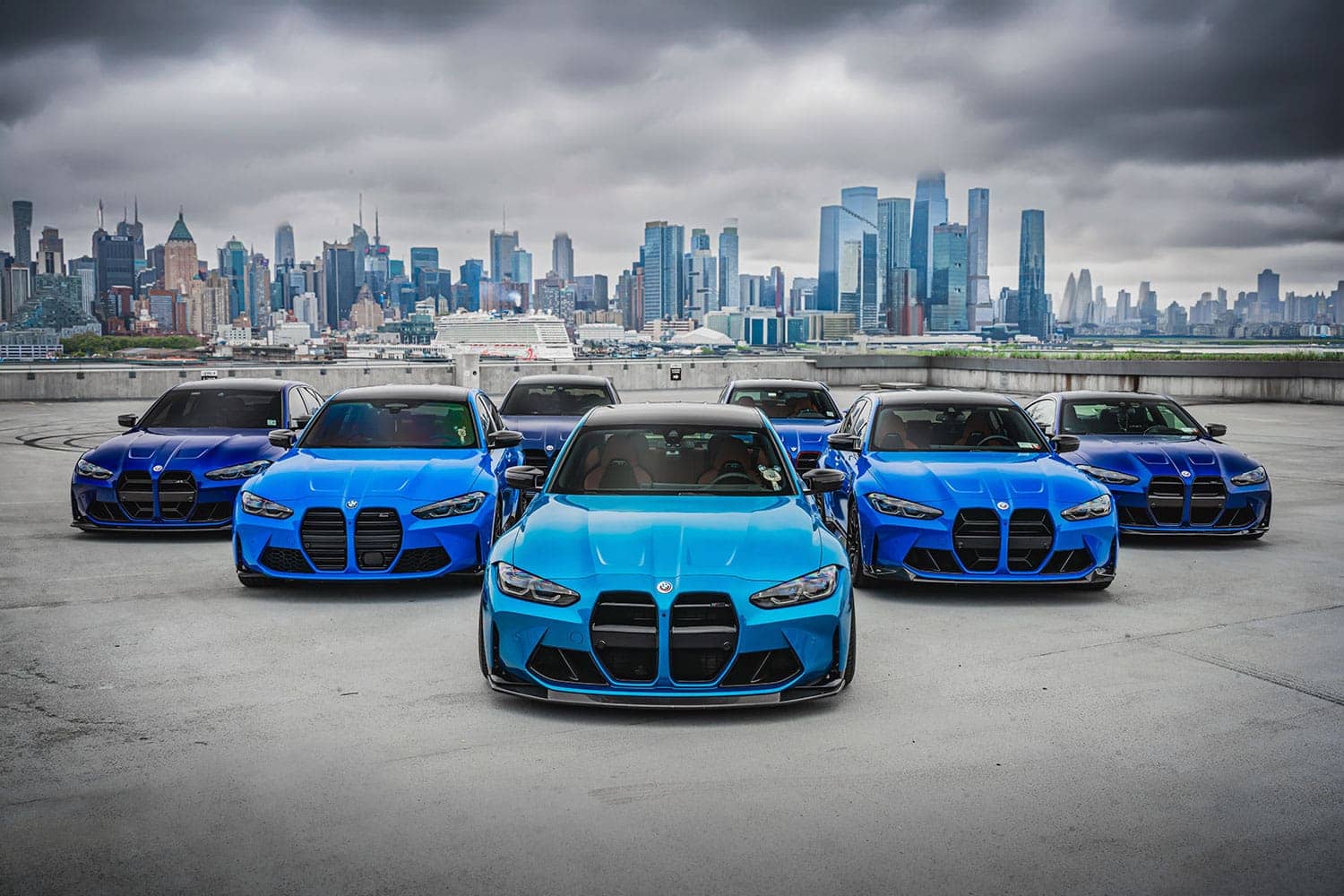 Blue G8X M cars