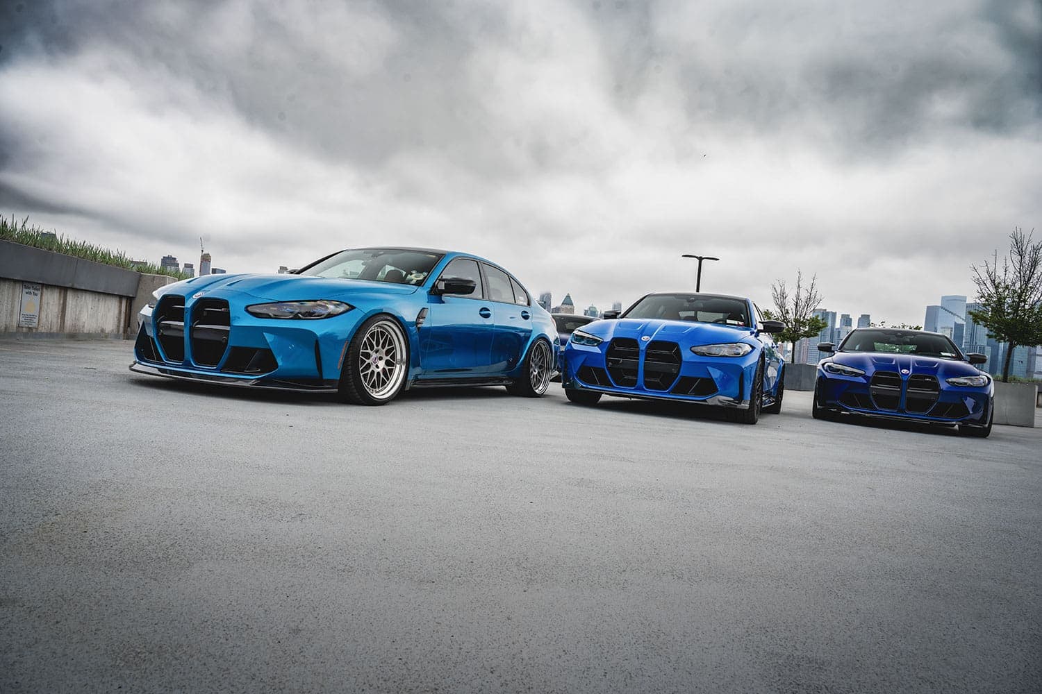 Blue G8X M cars