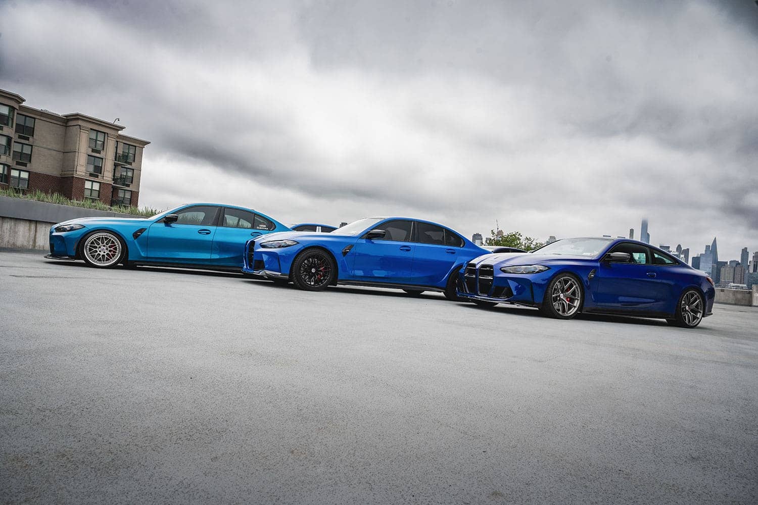 Blue G8X M cars