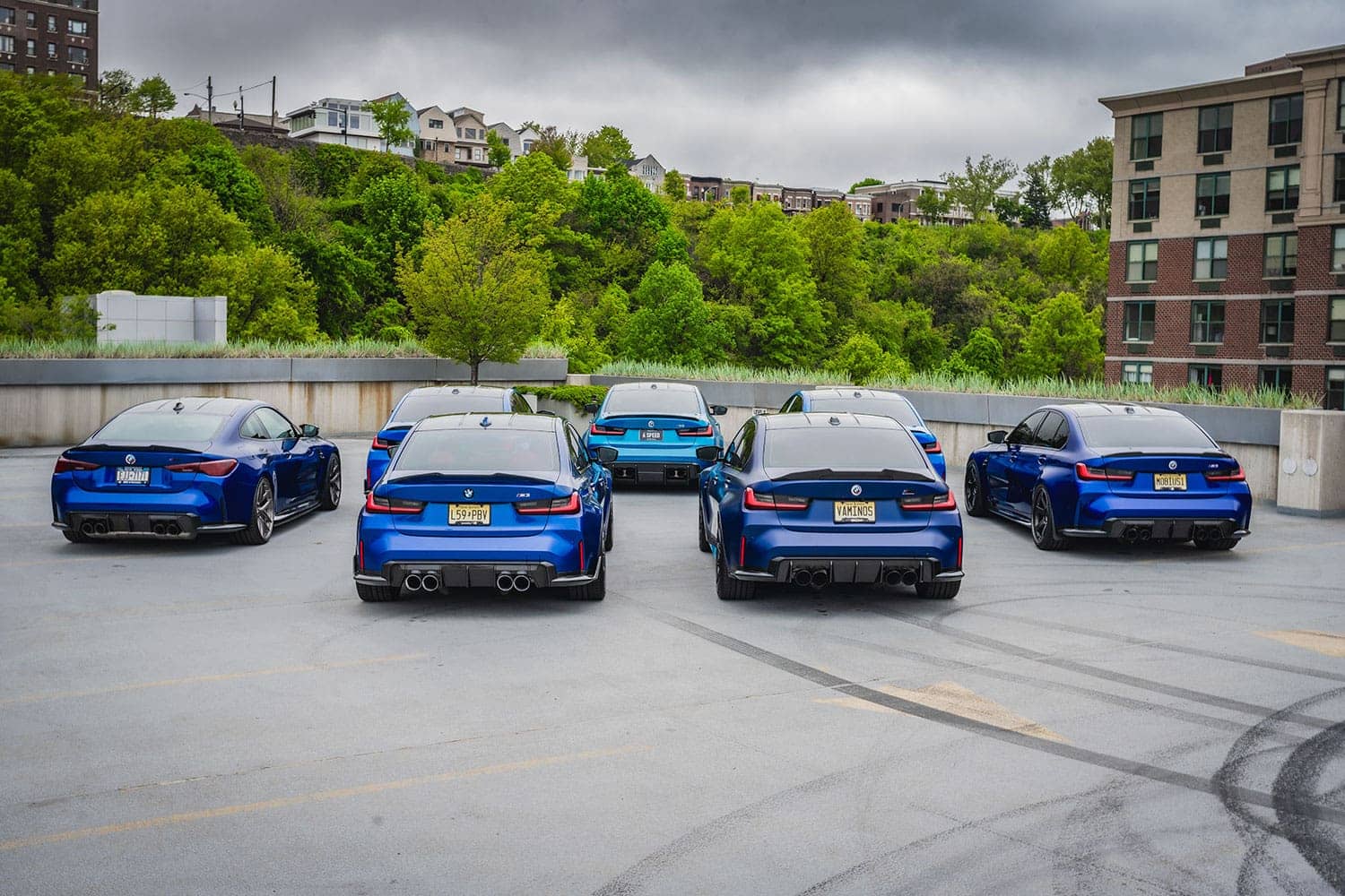 Blue G8X M cars