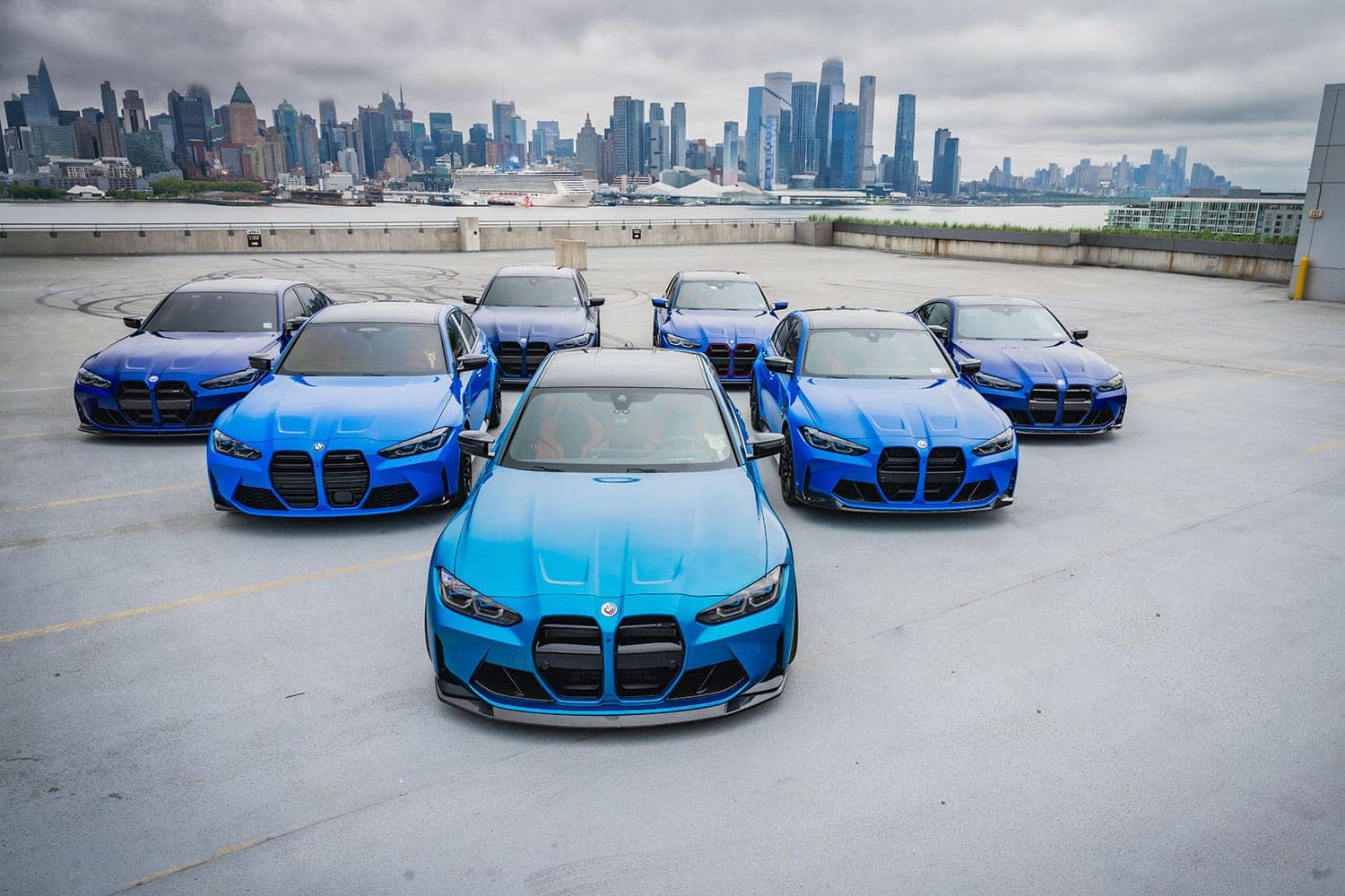 Blue G8X M cars