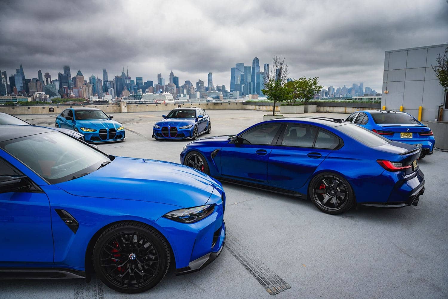 Blue G8X M cars