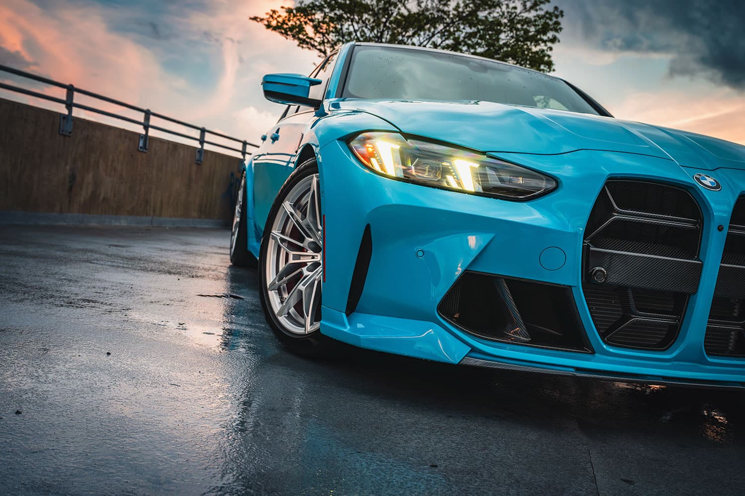 2025 BMW M3 in Miami Blue