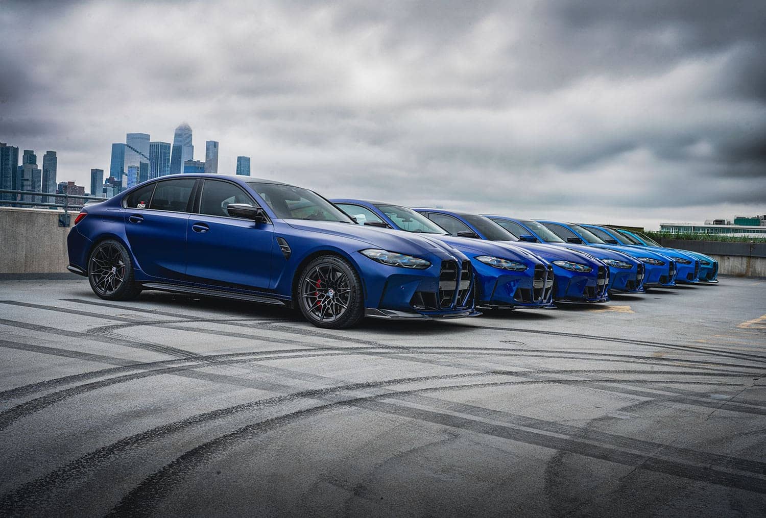Blue G8X M cars