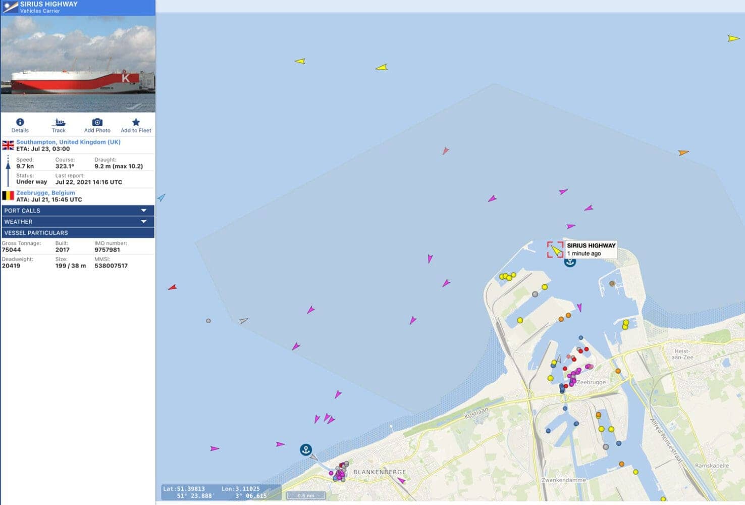 Marine tracker