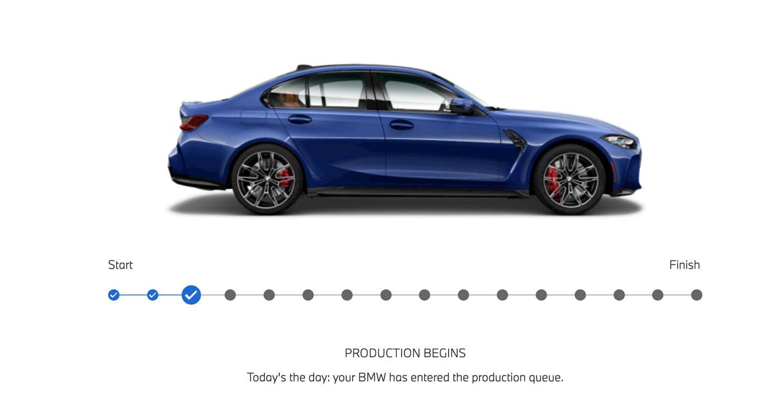 BMW M3 status