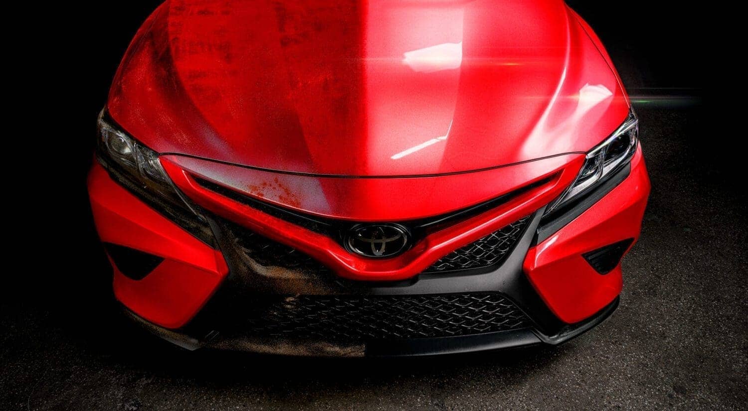 Toyota Camry head on