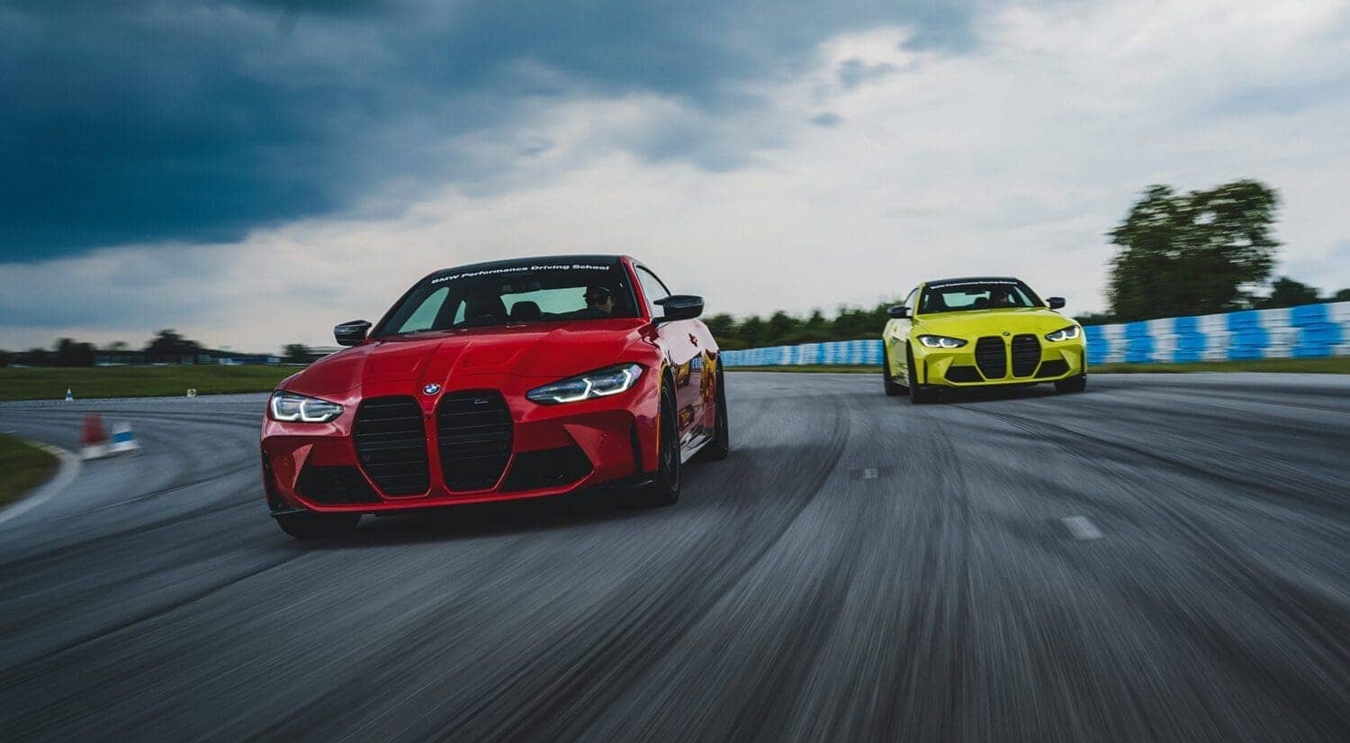 BMW M4 on track