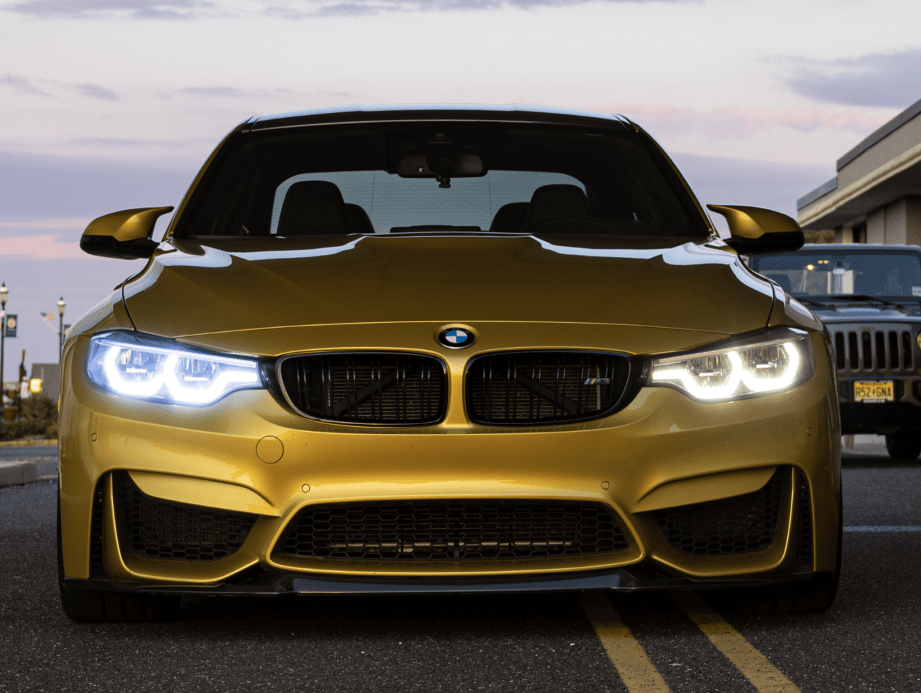 BMW M3 headlights