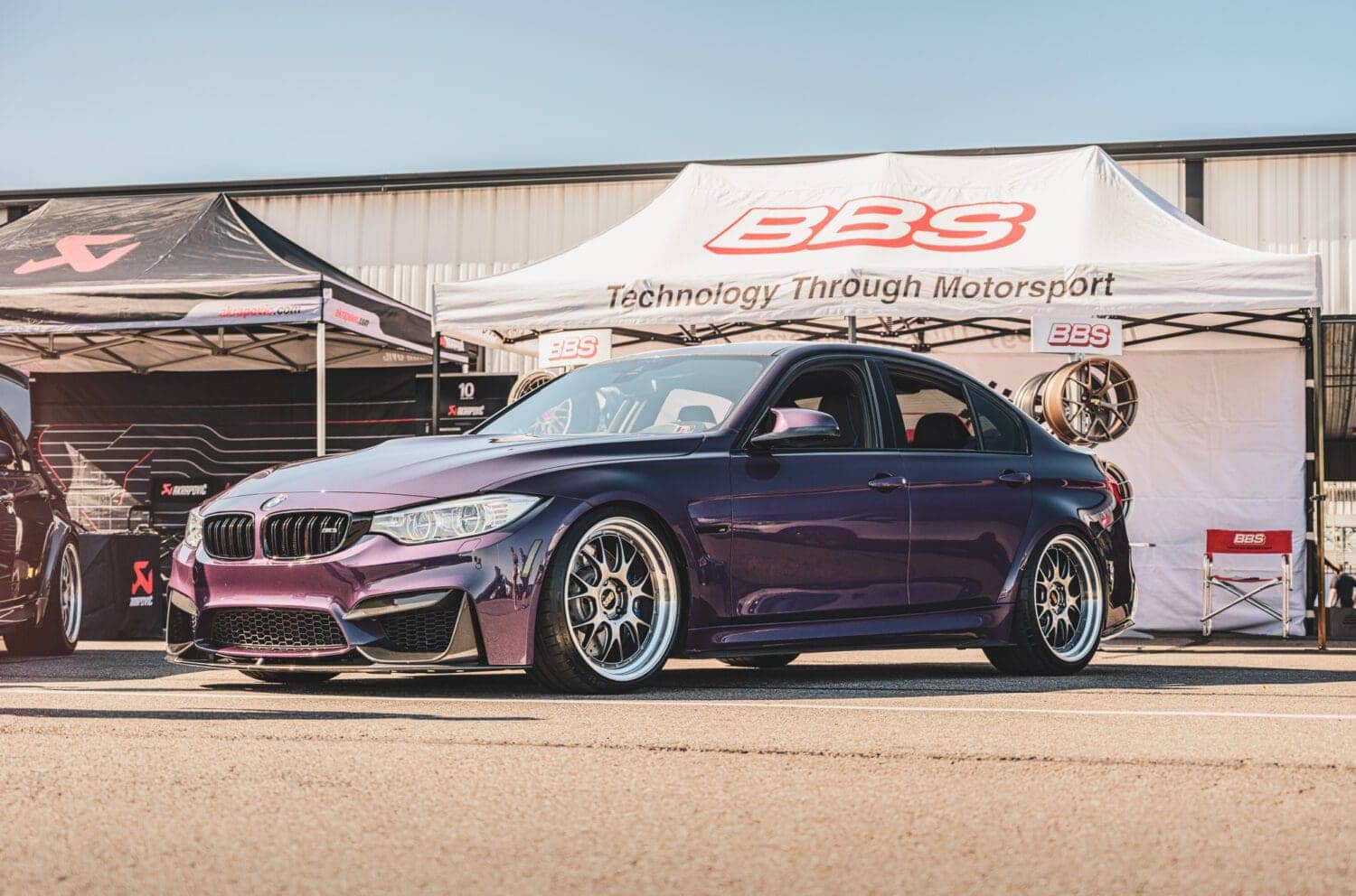 BMW M3 BBS wheel display