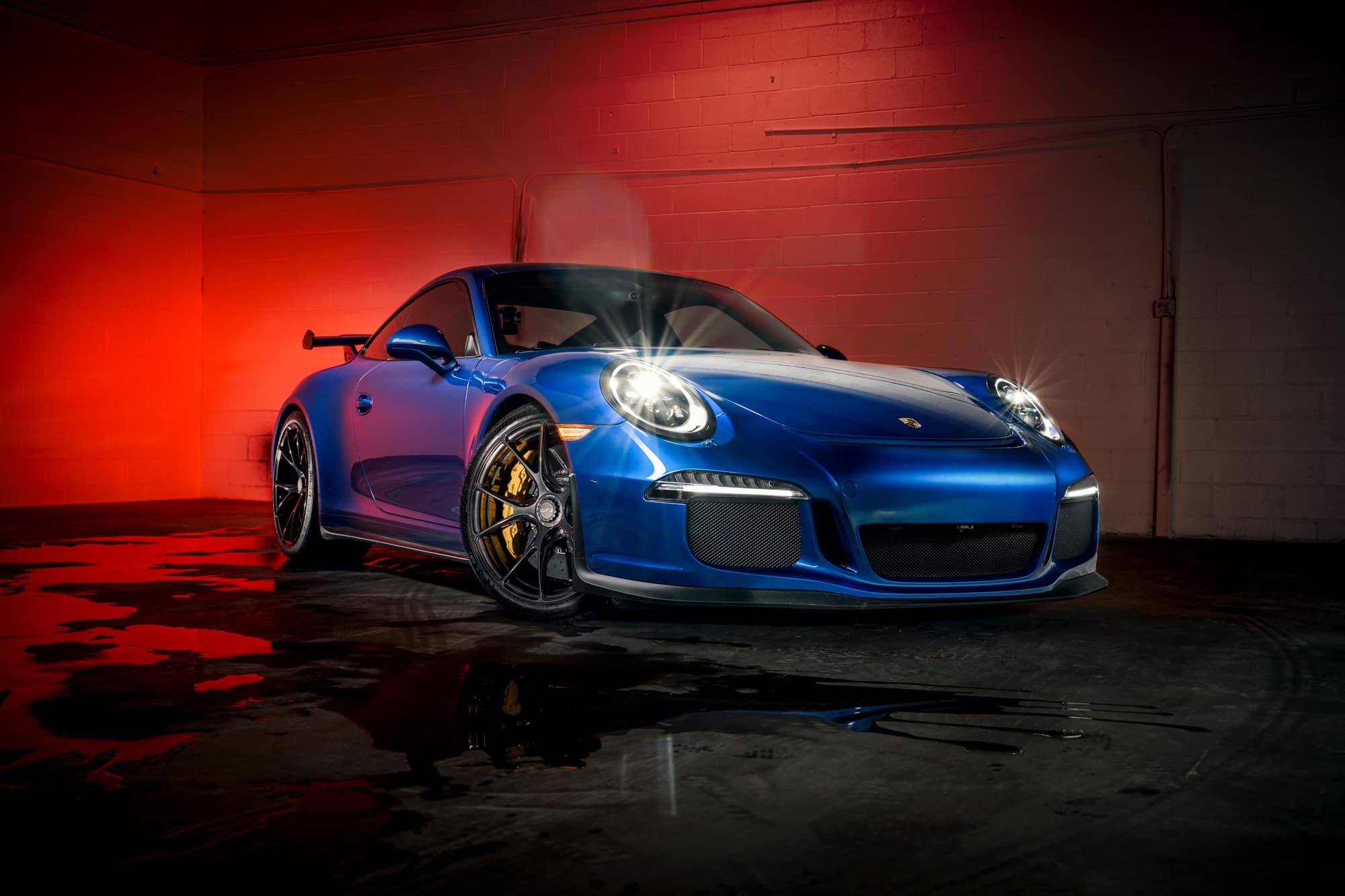 911 GT3 Light Paint
