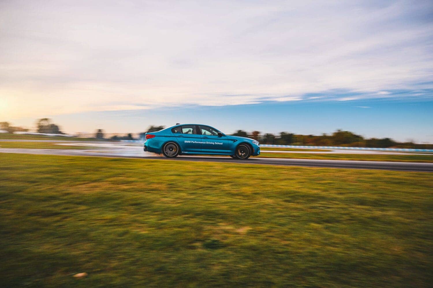 BMW M5 hot lap