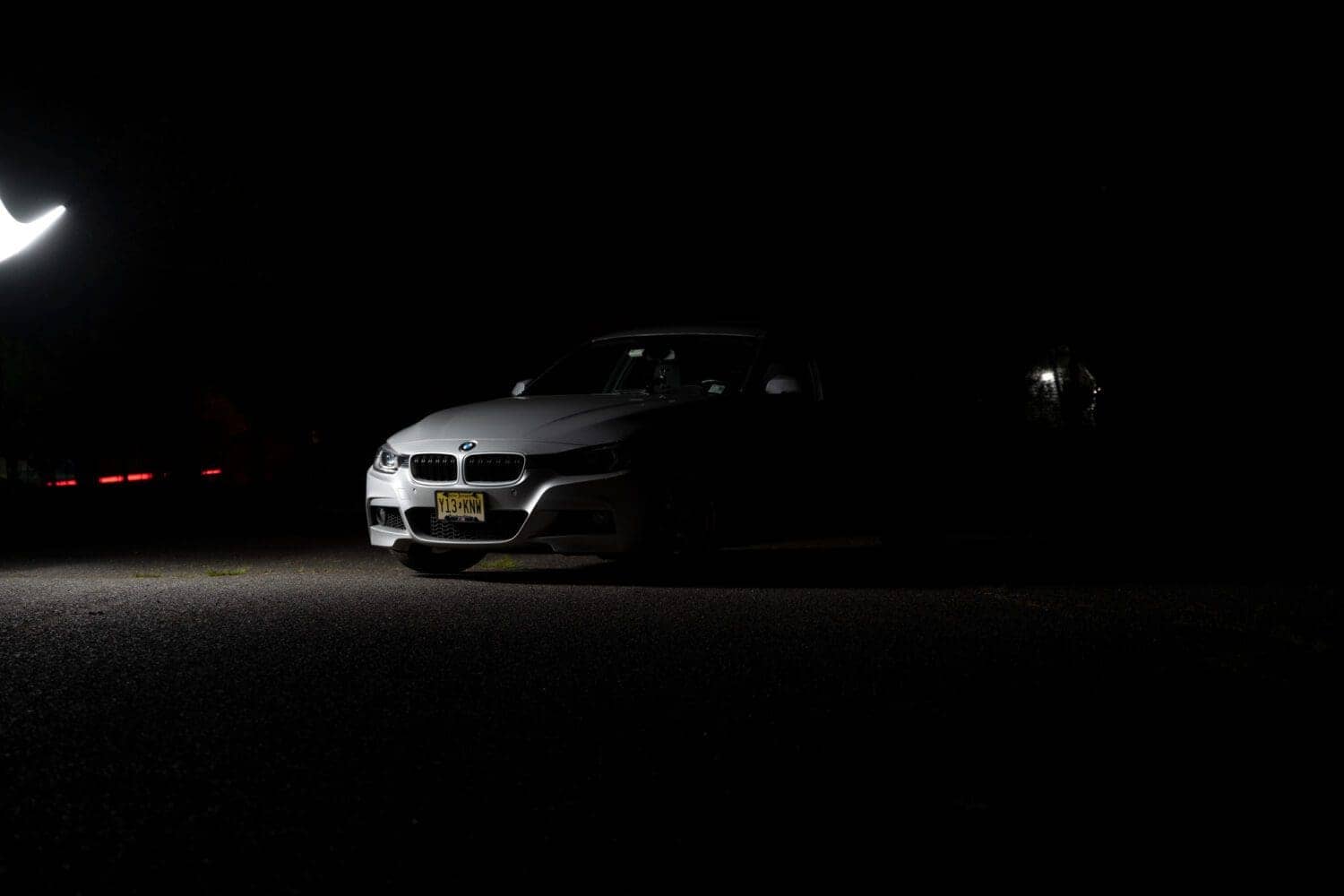 BMW 335i light painting demo