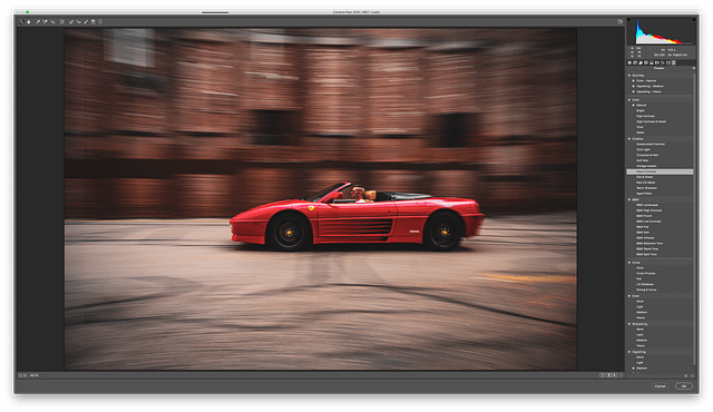 LUT filter screen